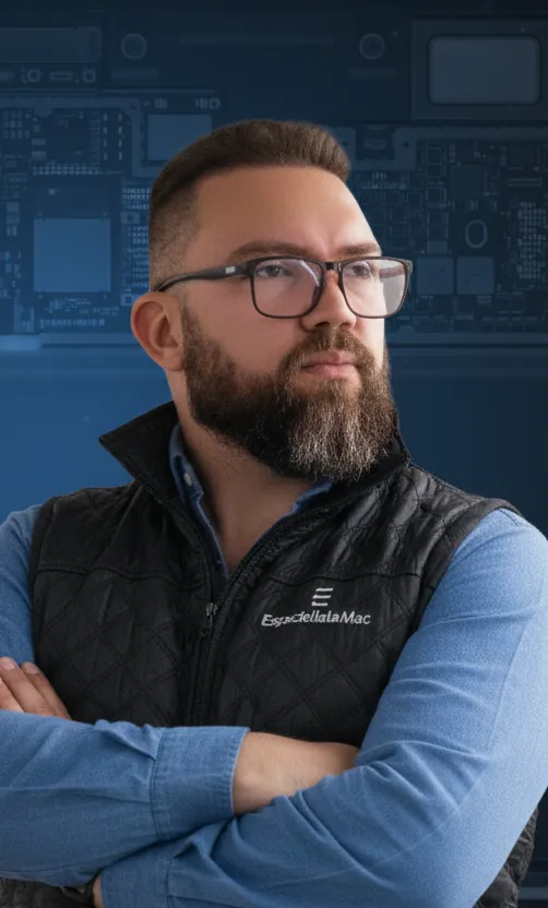 Juan Ramírez, fundador y técnico principal de EspecialistaMac